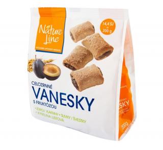 Vanesky celozrnné švestkové 200 g PLH