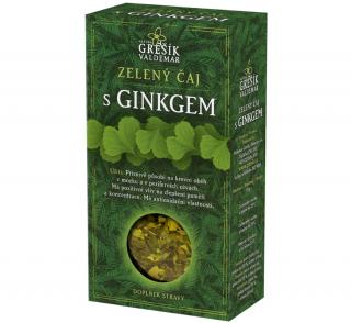 Zelený čaj s ginkgem 70 g GREŠÍK