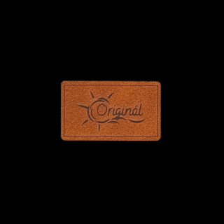 Koženkový štítek Originál (PL11) (Gravírovaný koženkový štítek )