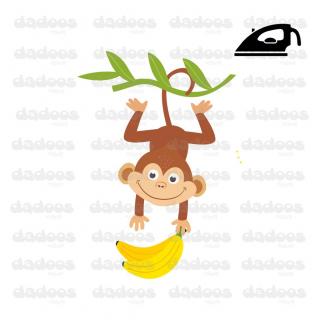 Nažehlovací obrázek Opice s banány