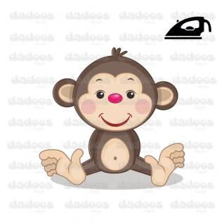 Nažehlovací obrázek Opice