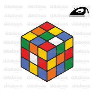 Nažehlovací obrázek Rubikova kostka