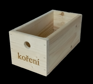 DŘEVOHIT Dřevěná krabička 30x15x13 cm na koření