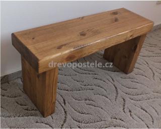 DŘEVOHIT Dřevěná stolička 50x20x30 cm Barva: 52-dub tmavý olej