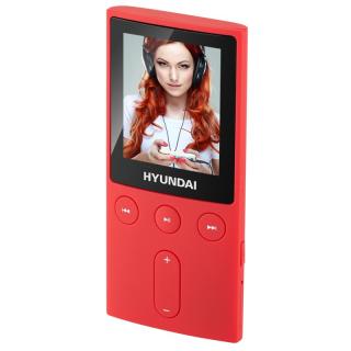 MP3/MP4 přehrávač Hyundai MPC 501 FM, 4GB, 1,8  displej, FM tuner, SD slot, červená barva