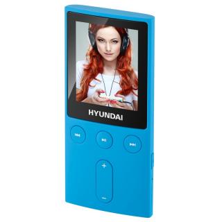 MP3/MP4 přehrávač Hyundai MPC 501 FM, 4GB, 1,8  displej, FM tuner, SD slot, modrá barva