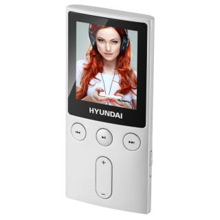 MP3/MP4 přehrávač Hyundai MPC 501 FM, 8GB, 1,8  displej, FM tuner, SD slot, stříbrná barva