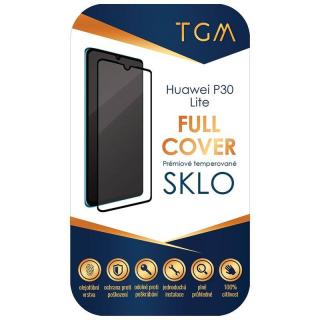 Tvrzené sklo TGM Full Cover na Huawei P30 Lite - černé