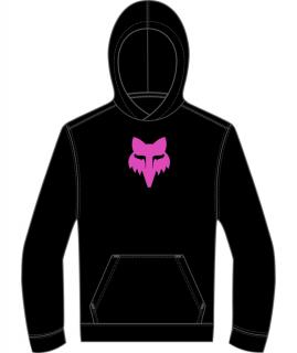 Dětská mikina Fox Yth Legacy Fleece Po - Black/Pink Velikost: YL