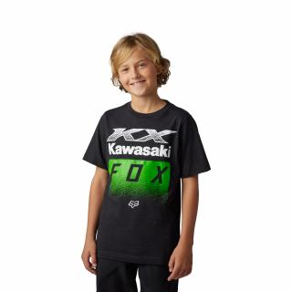 Dětské triko Fox Youth Fox X Kawi Ss Tee - Black Velikost: YL