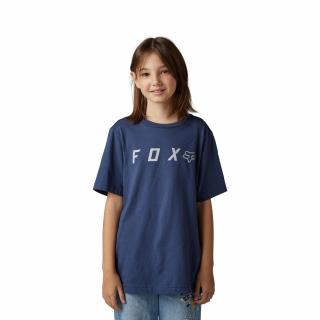 Dětské triko Fox Yth Absolute Ss Tee - Deep Cobalt Velikost: YL