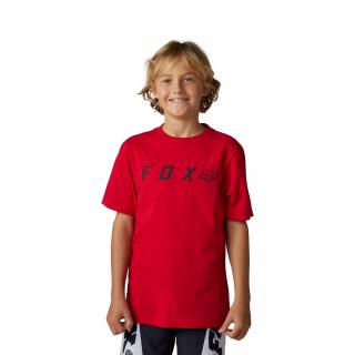 Dětské triko Fox Yth Absolute Ss Tee - Flame Red Velikost: YL