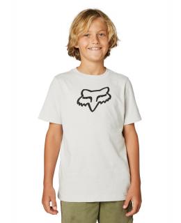Dětské triko Fox Yth Fox Legacy Ss Tee - Light Grey Velikost: YM