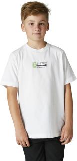 Dětské triko Fox Yth Kawi Ss Tee - Optic White Velikost: YXL