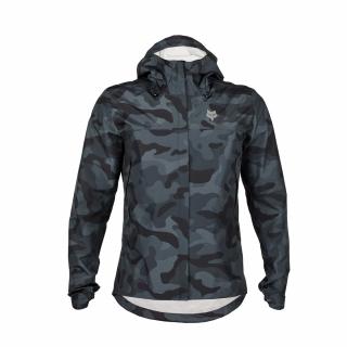 Pánská bunda Fox Ranger 2.5L Water Jacket - Black Camo Velikost: L