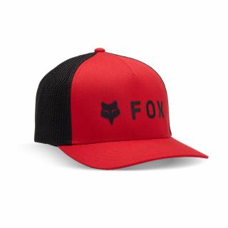 Pánská kšiltovka Fox Absolute Flexfit Hat - Flame Red Velikost: L/XL