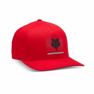 Pánská kšiltovka Fox Optical Flexfit Hat - Flame Red Velikost: L/XL