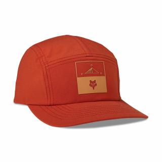 Pánská kšiltovka Fox Summit Camper 5 Panel Hat - Scarlet
