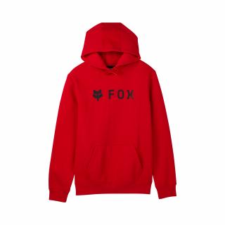 Pánská mikina Fox Absolute Fleece Po - Flame Red Velikost: M