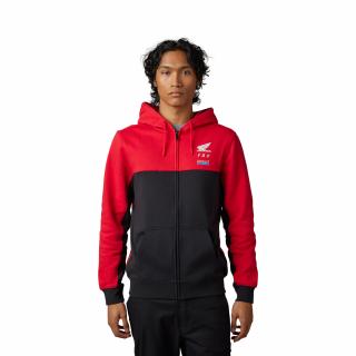 Pánská mikina Fox Fox X Honda Zip Fleece - Flame Red Velikost: L