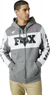 Pánská mikina Fox Honda Zip Fleece - Heather Graphite Velikost: M