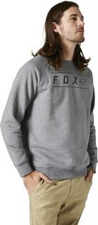 Pánská mikina Fox Racing Pinnacle Crew Fleece Heather Graphite Velikost: XXL