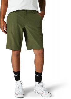 Pánské kraťasy Fox Essex Tech Stretch Short 21  - Olive Green Velikost: 30