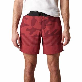 Pánské plavky Fox Vzns Camo Hybrid Short - Scarlet Velikost: L