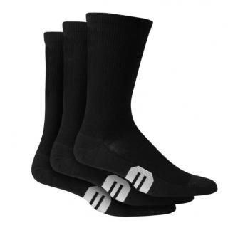 Pánské ponožky Fox Level Up Crew Sock 3Pk - Black Velikost: L/XL