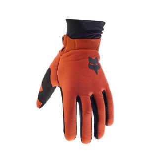 Pánské rukavice Fox Defend Thermo Glove - Burnt Orange Velikost: M