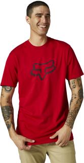 Pánské tričko Fox Racing Legacy Fox Head Ss Tee Flame Red Velikost: 2X