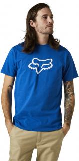 Pánské tričko Fox Racing Legacy Fox Head Ss Tee Royal Blue Velikost: 2X