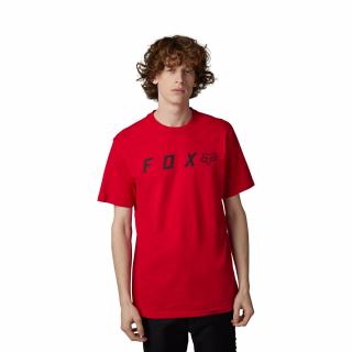 Pánské triko Fox Absolute Ss Prem Tee - Flame Red Velikost: 2X