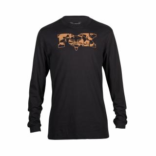 Pánské triko Fox Cienega Ls Prem Tee - Black Velikost: L