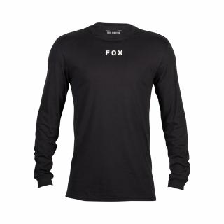Pánské triko Fox Flora Ls Prem Tee - Black Velikost: XL