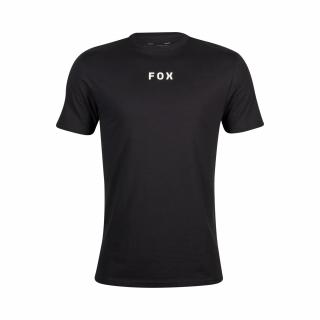 Pánské triko Fox Flora Ss Prem Tee - Black Velikost: XL