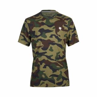 Pánské triko Fox Fox Head Ss Tech Tee Camo - Green Camo Velikost: M