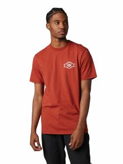 Pánské triko Fox Full Flux Ss Prem Tee - Copper Velikost: XL