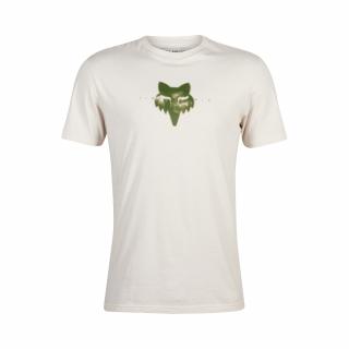 Pánské triko Fox Inorganic Ss Prem Tee - Vintage White Velikost: M