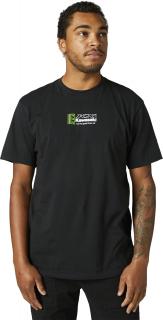 Pánské triko Fox Kawi Ss Premium Tee - Black Velikost: 2X