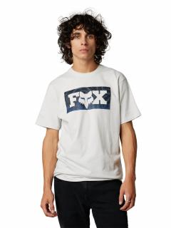 Pánské triko Fox Nuklr Ss Prem Tee - Light Grey Velikost: XL