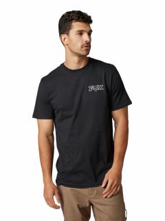 Pánské triko Fox Out And About Ss Prem Tee - Black Velikost: XL