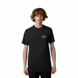 Pánské triko Fox Thrillest Ss Prem Tee - Black Velikost: XL