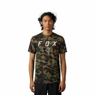 Pánské triko Fox Vzns Ss Tech Tee Camo - Green Camo Velikost: M