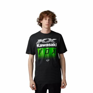 Pánské triko Fox X Kawi Ss Tee - Black Velikost: L