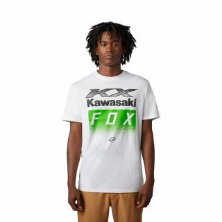 Pánské triko Fox X Kawi Ss Tee - Optic White Velikost: L