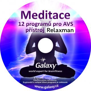 MEDITACE – sada programů pro AVS přístroj Relaxman
