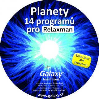 PLANETY – sada programů pro AVS přístroj Relaxman