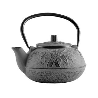 Litinový čajník 600 ml šedý (Litinový čajník se sítkem 600 ml šedý)
