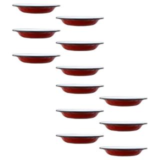 Souprava smaltovaných mělkých talířů 22 cm 12 ks (Souprava smaltovaných mělkých talířů, průměr 22 cm 12 ks)
